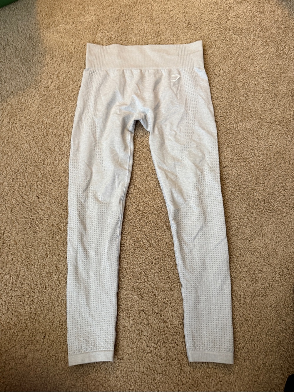 Gymshark White Seamless High-Waist Leggings